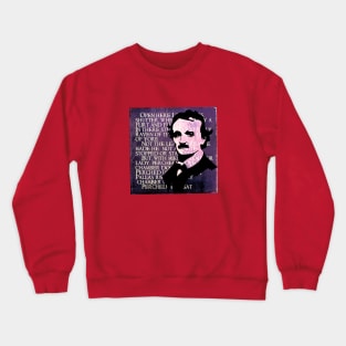 EDGAR ALLEN POE, GOTHIC WRITER Crewneck Sweatshirt